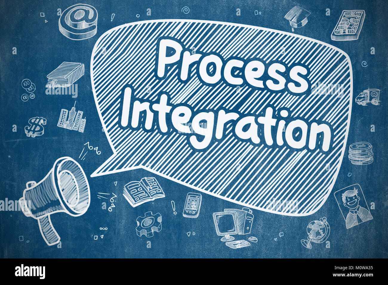 Process Integration - Business Concept. Stock Photo