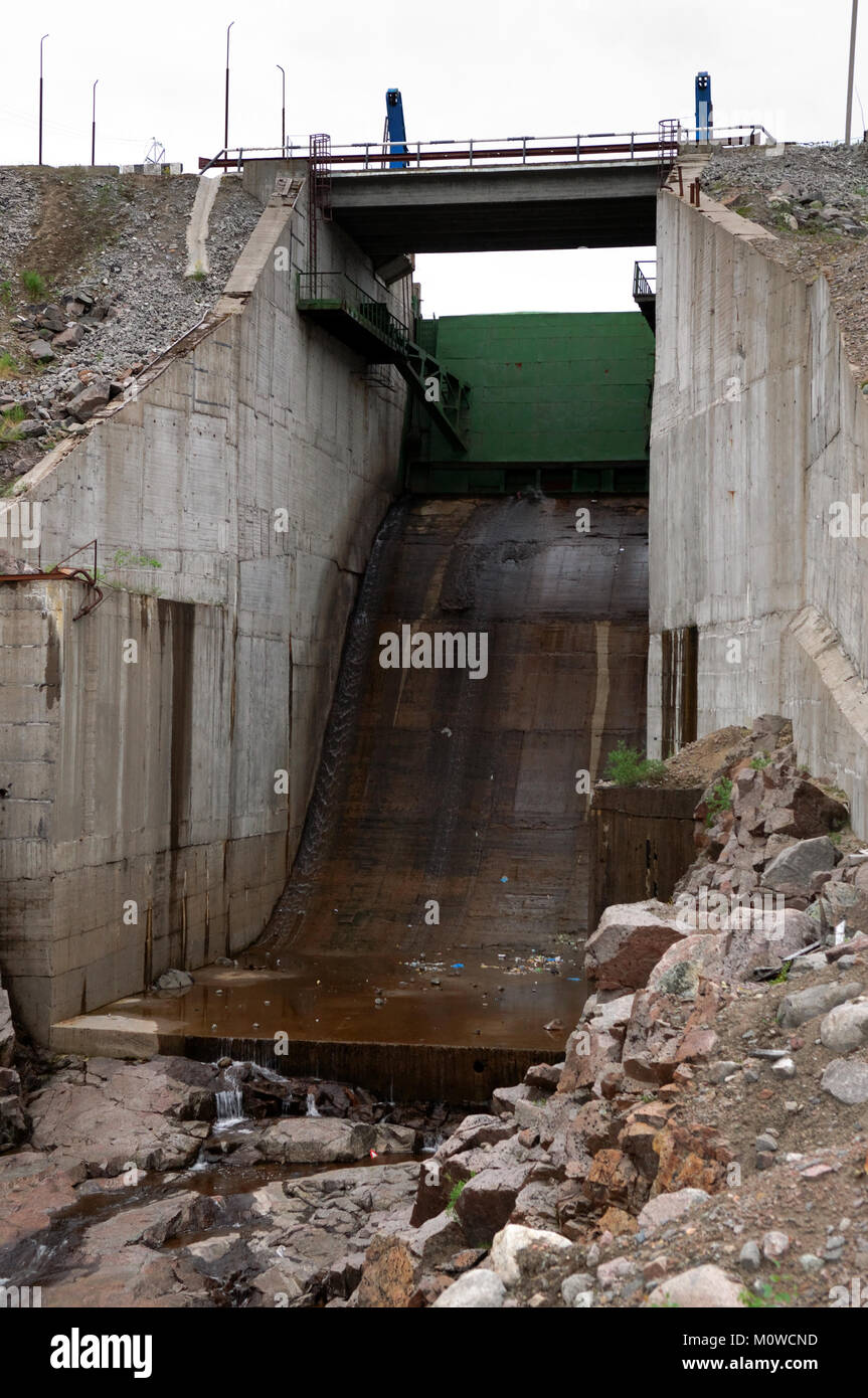 Spillway dam Stock Photo Alamy