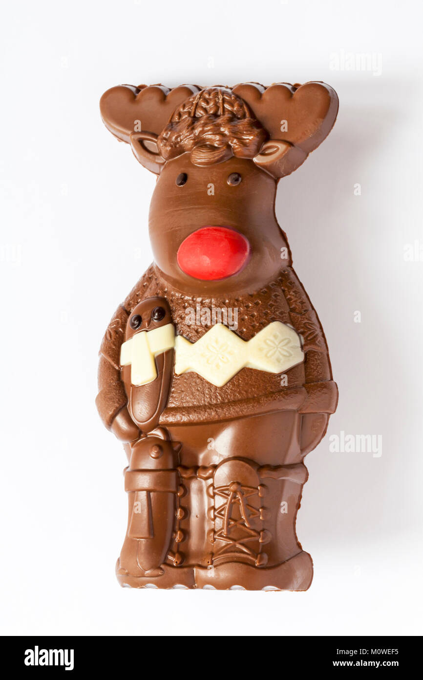 Thorntons Jolly Reindeer Chocolate Removed From Box Ideal Christmas Stock Photo Alamy