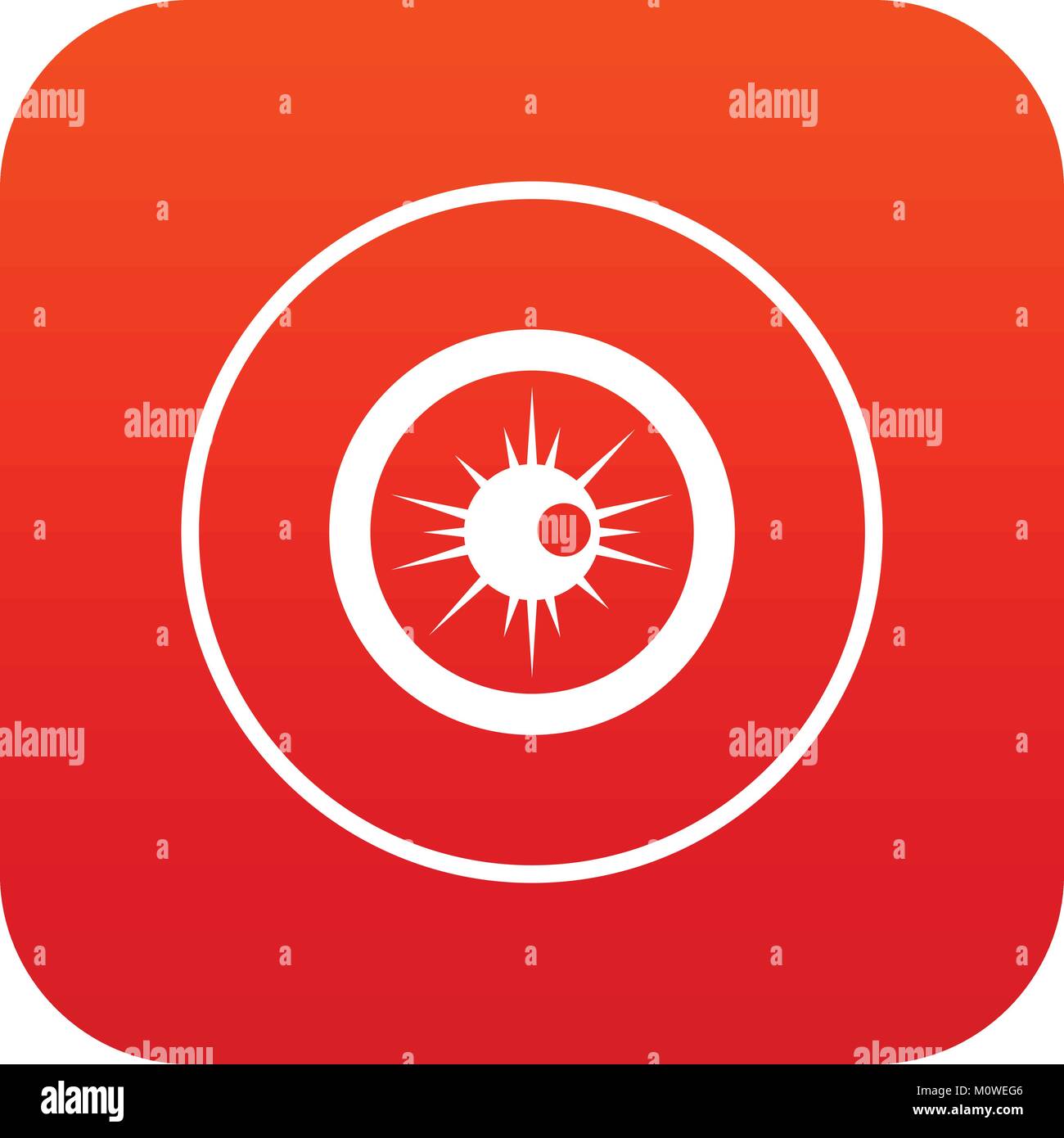 Eye icon digital red Stock Vector Image & Art - Alamy