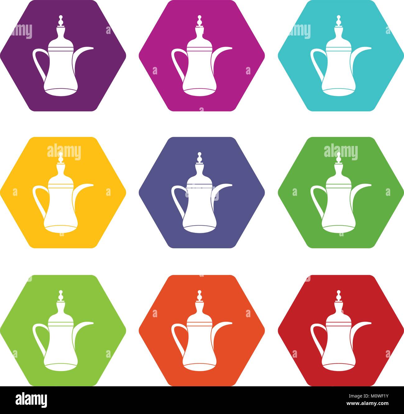 Middle east tea set Stock Vector Images - Alamy