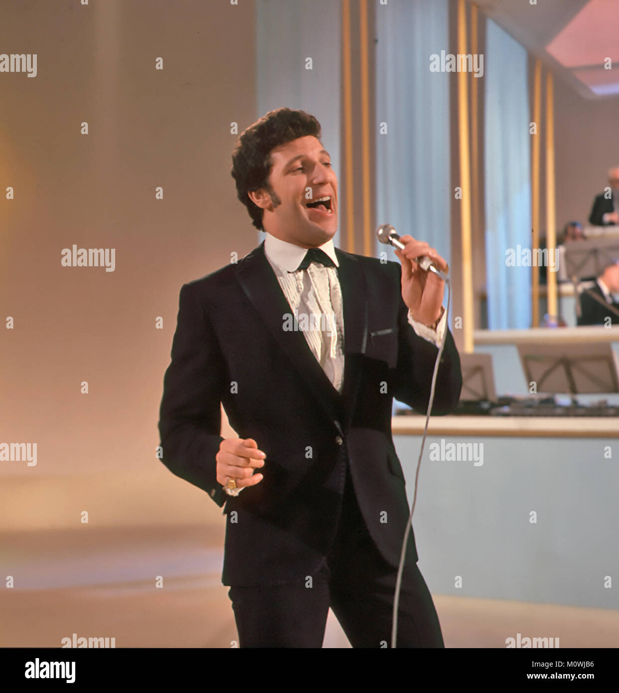 TOM JONES  Welsh pop singer about 1970 Stock Photo