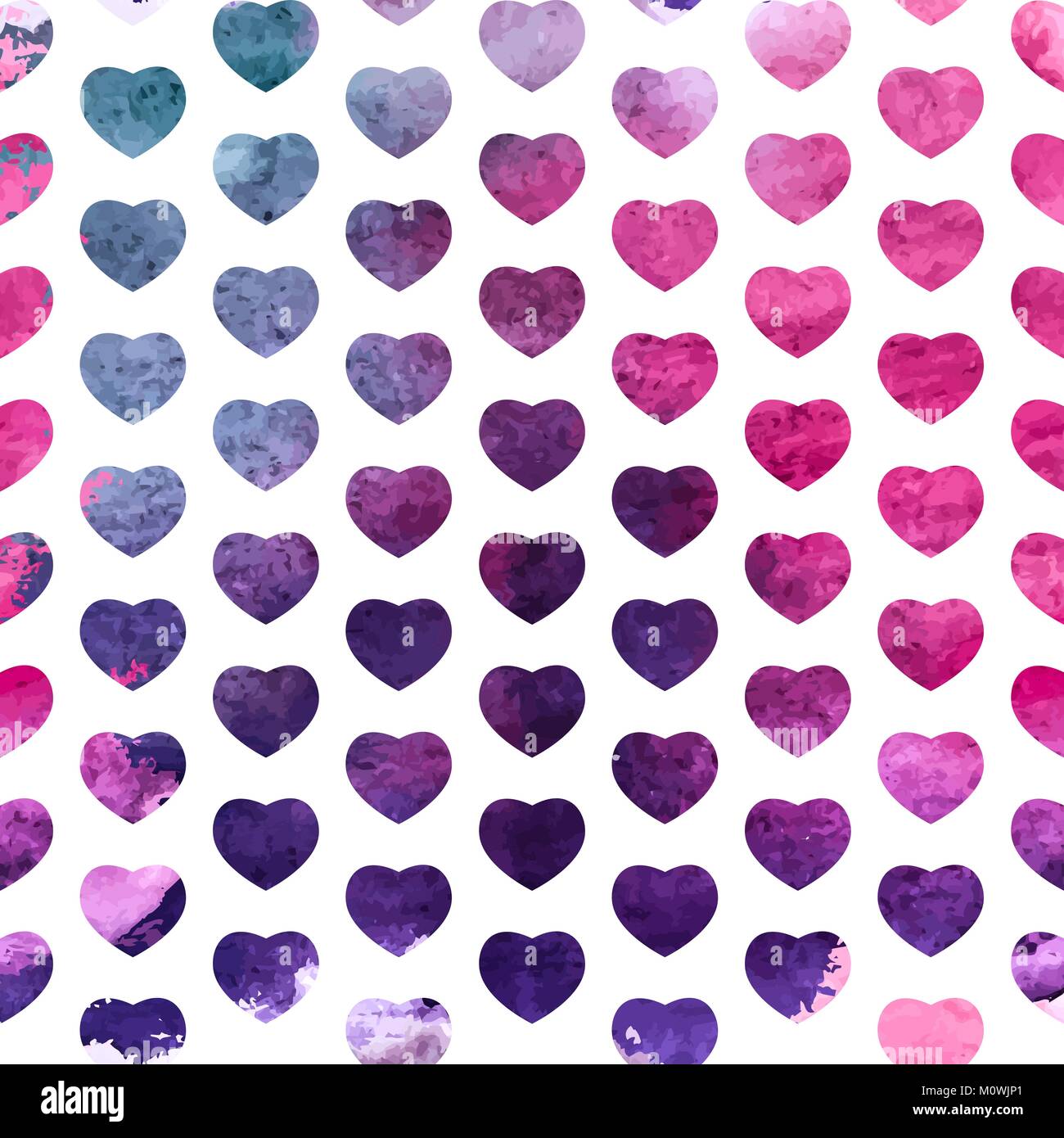 Heart Love Seamless Pattern Background Vector Illustration Stock Vector ...
