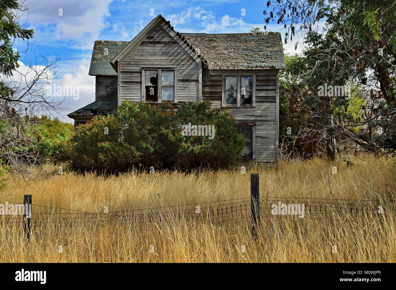 An abandoned pioneer homestead in Wasco County, Oregon Stock Photo Alamy
