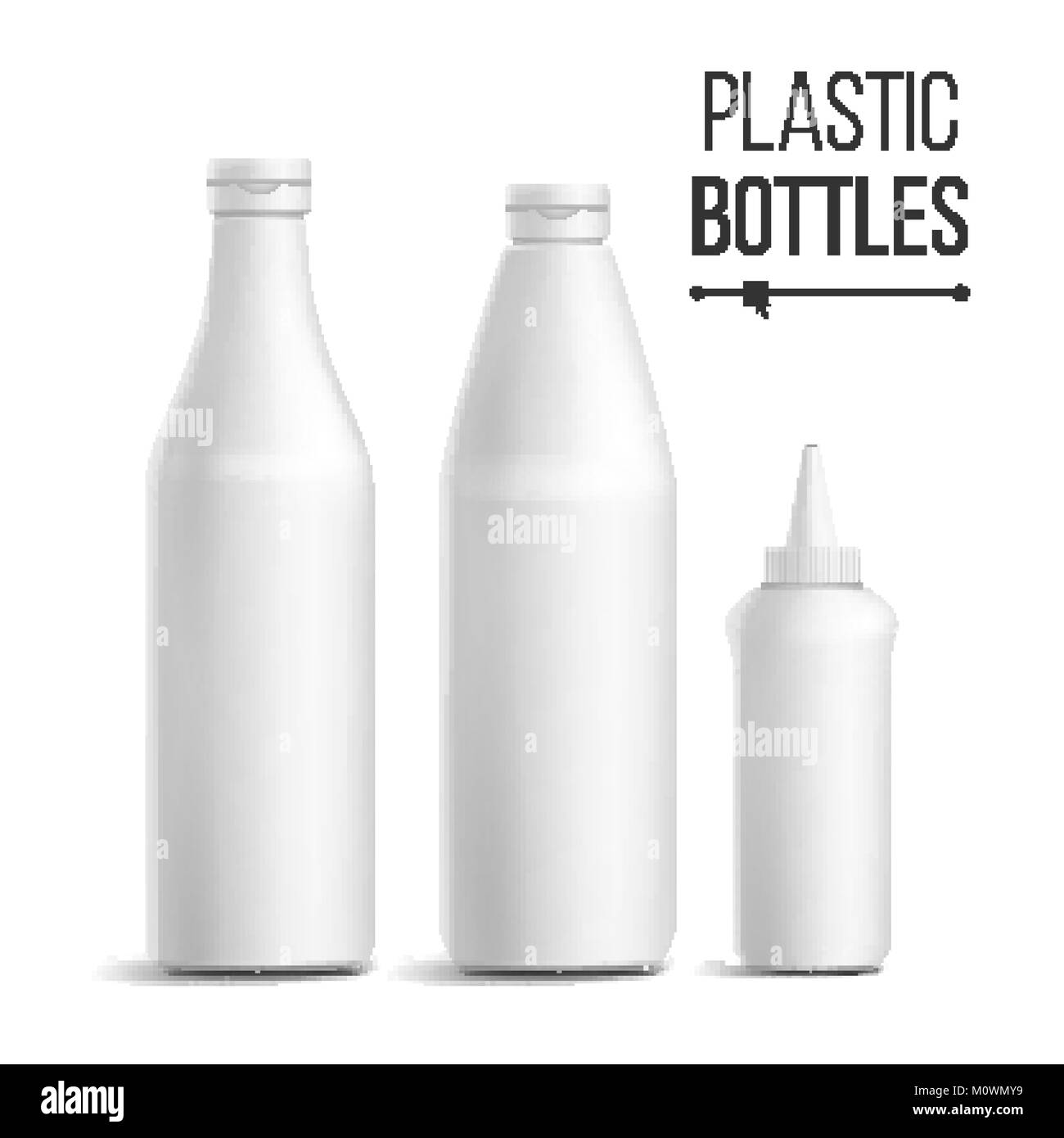 Download White Bottle Set Vector 3d Realistic Blank Plastic White Clean Tomato Sauce Mayonnaise Bottles Mock Up Good For Branding Design Isolated On White Background Illustration Stock Vector Image Art Alamy
