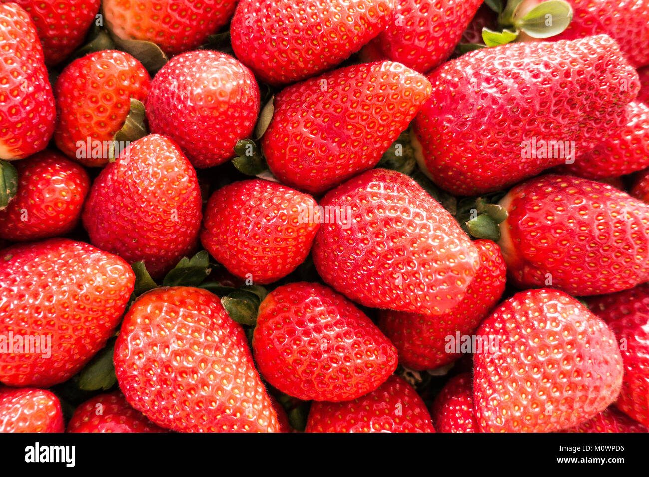 Fresh Strawberry Background Stock Photo - Alamy