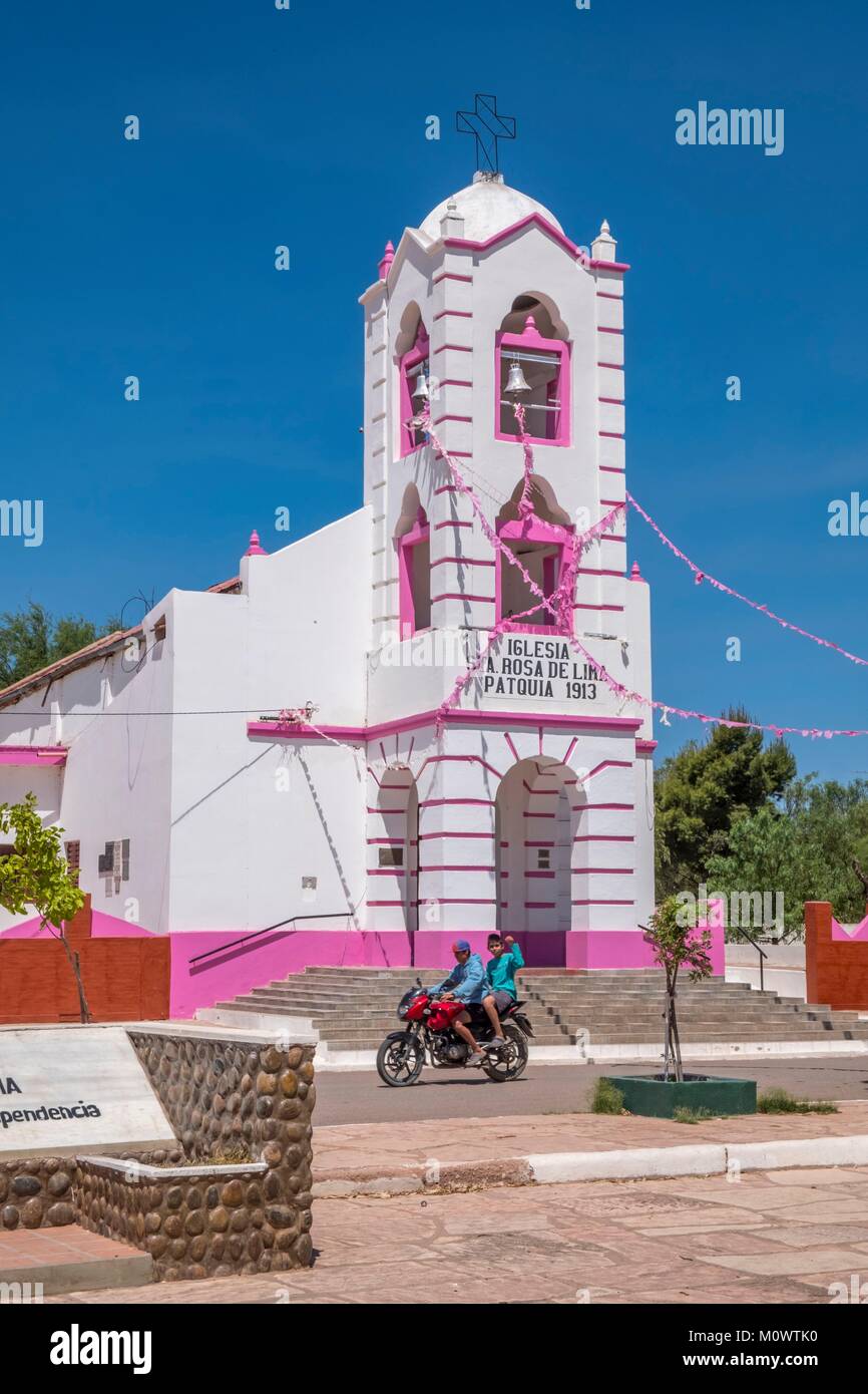 Argentina,La Rioja provincia,Pasquia church Stock Photo