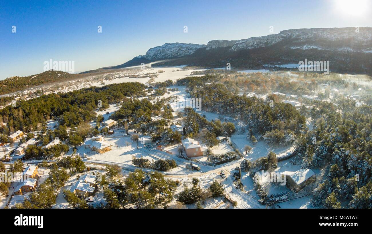 France,Var,Green Provence,Massif of Sainte Baume,national forest of La