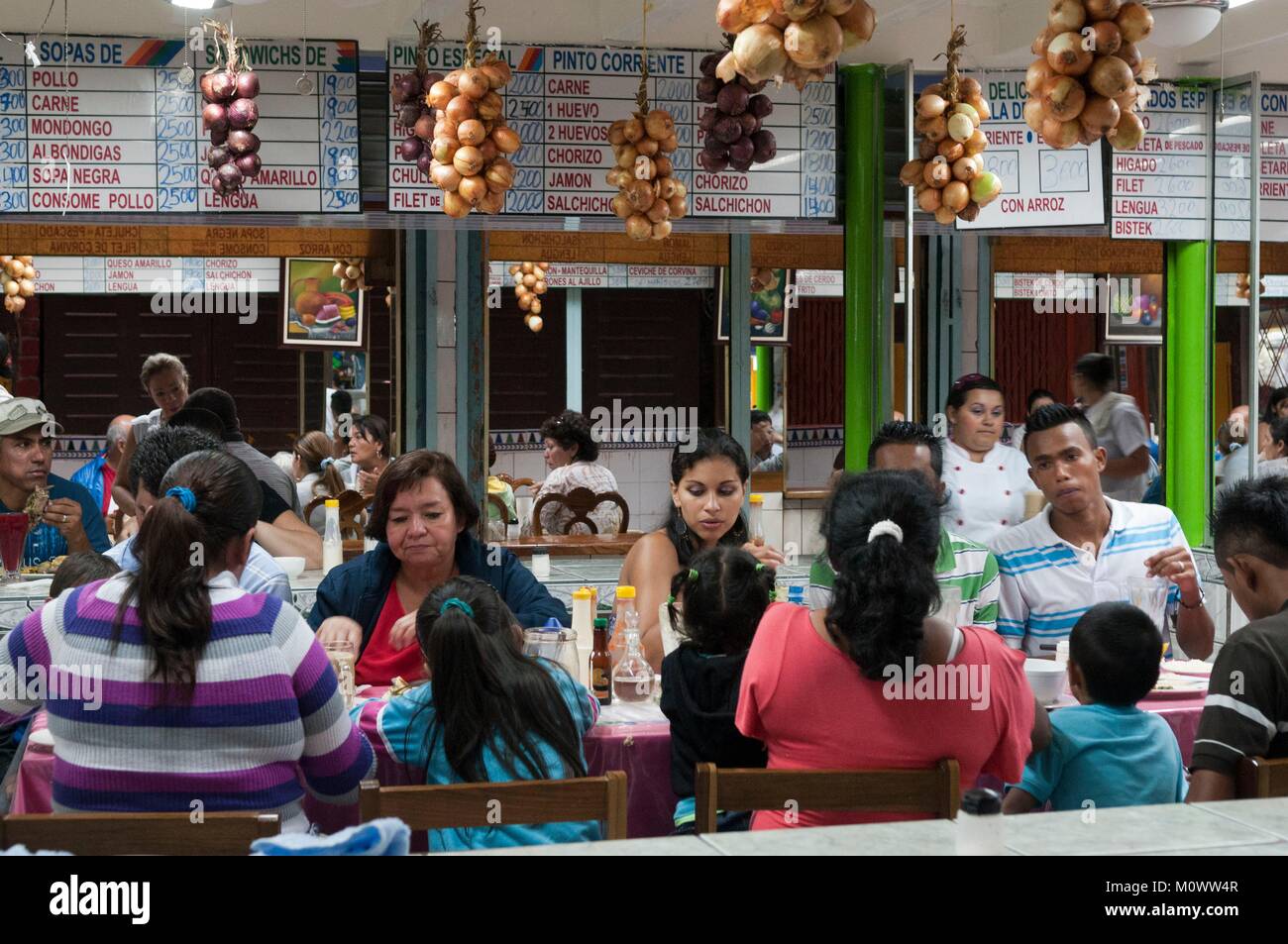 Costa Rica,San Jose Province,San Jose,Merced District,Central Market Stock Photo