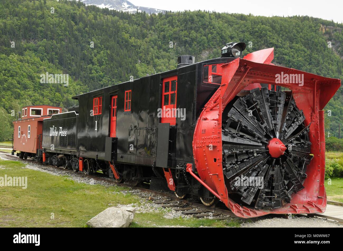 USA,Alaska,Skagway,White Pass & Yukon Route Stock Photo Alamy