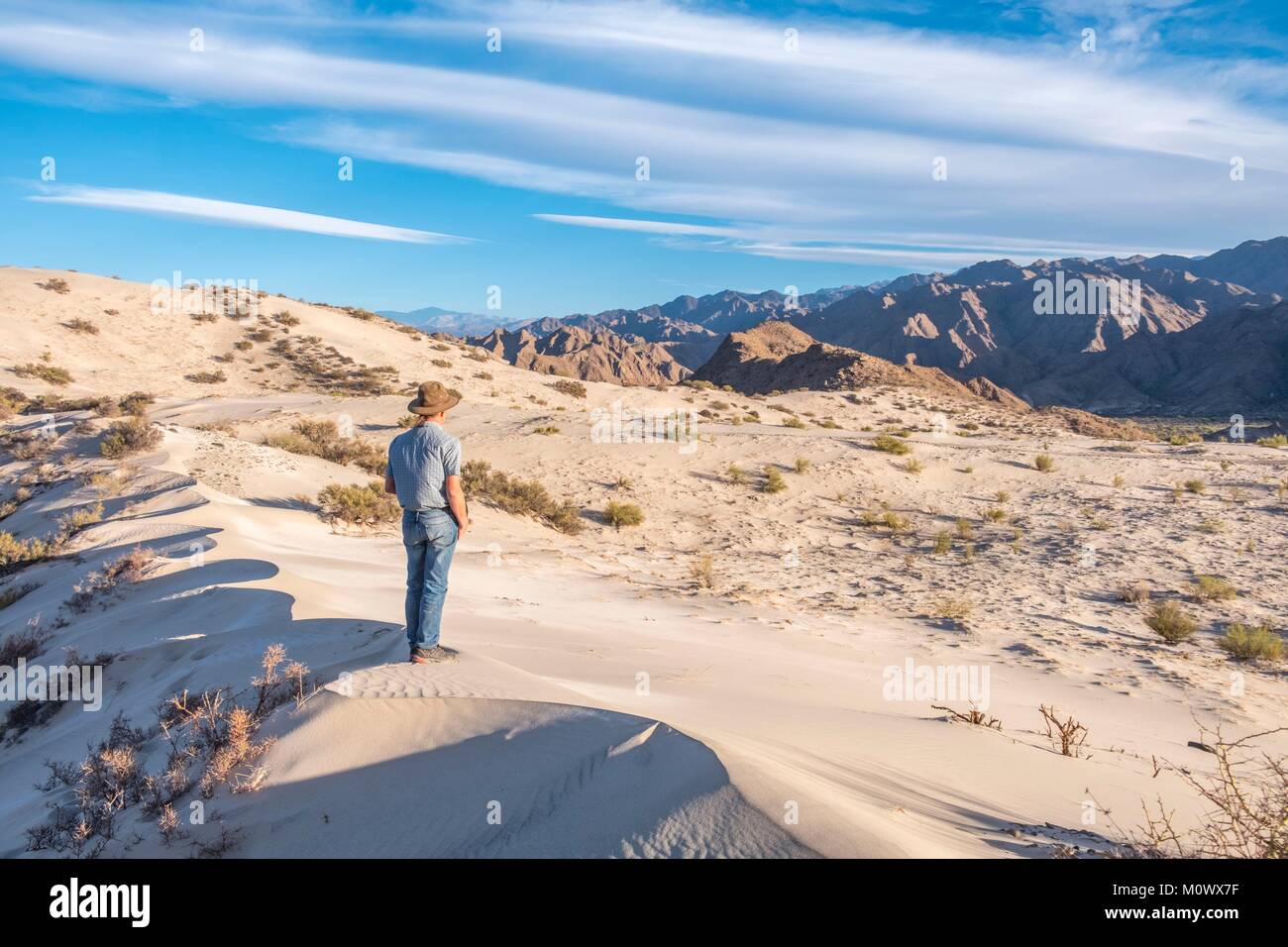 Argentine,Catamarca province,sand dunes of Taton near Fiambala Stock Photo