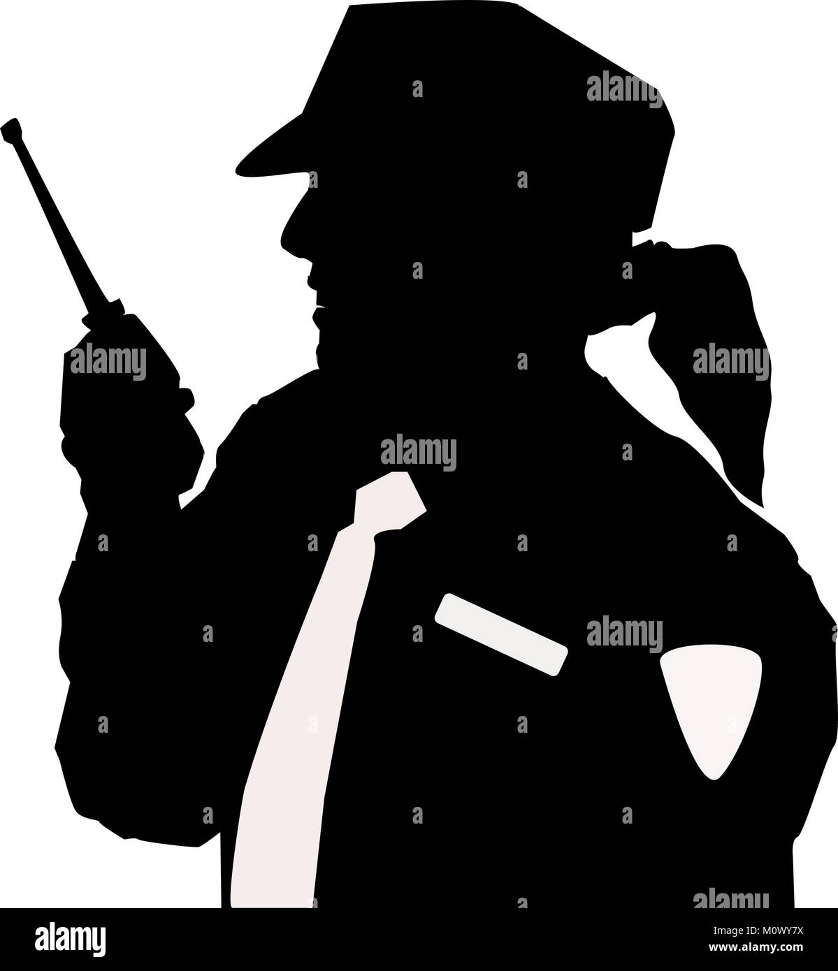 Security guard Stock Vector Images Alamy