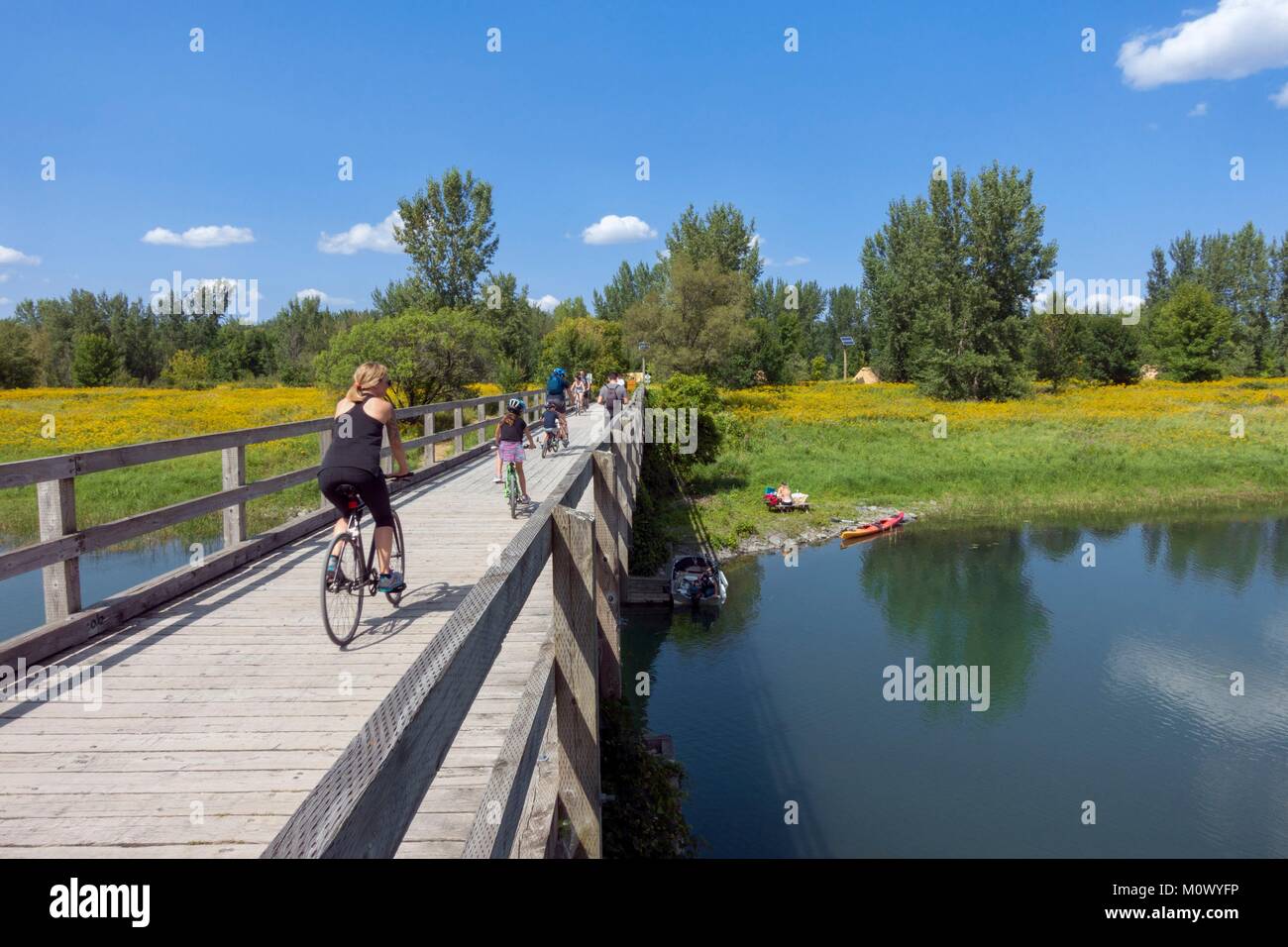 Canada,Quebec province,Montreal,Iles de Boucherville National Park a