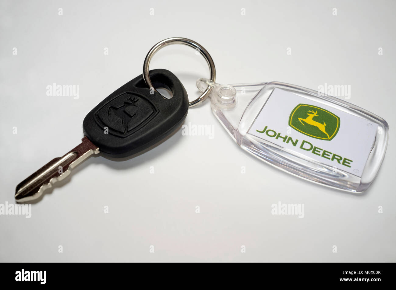 John Deere tractor key Stock Photo Alamy