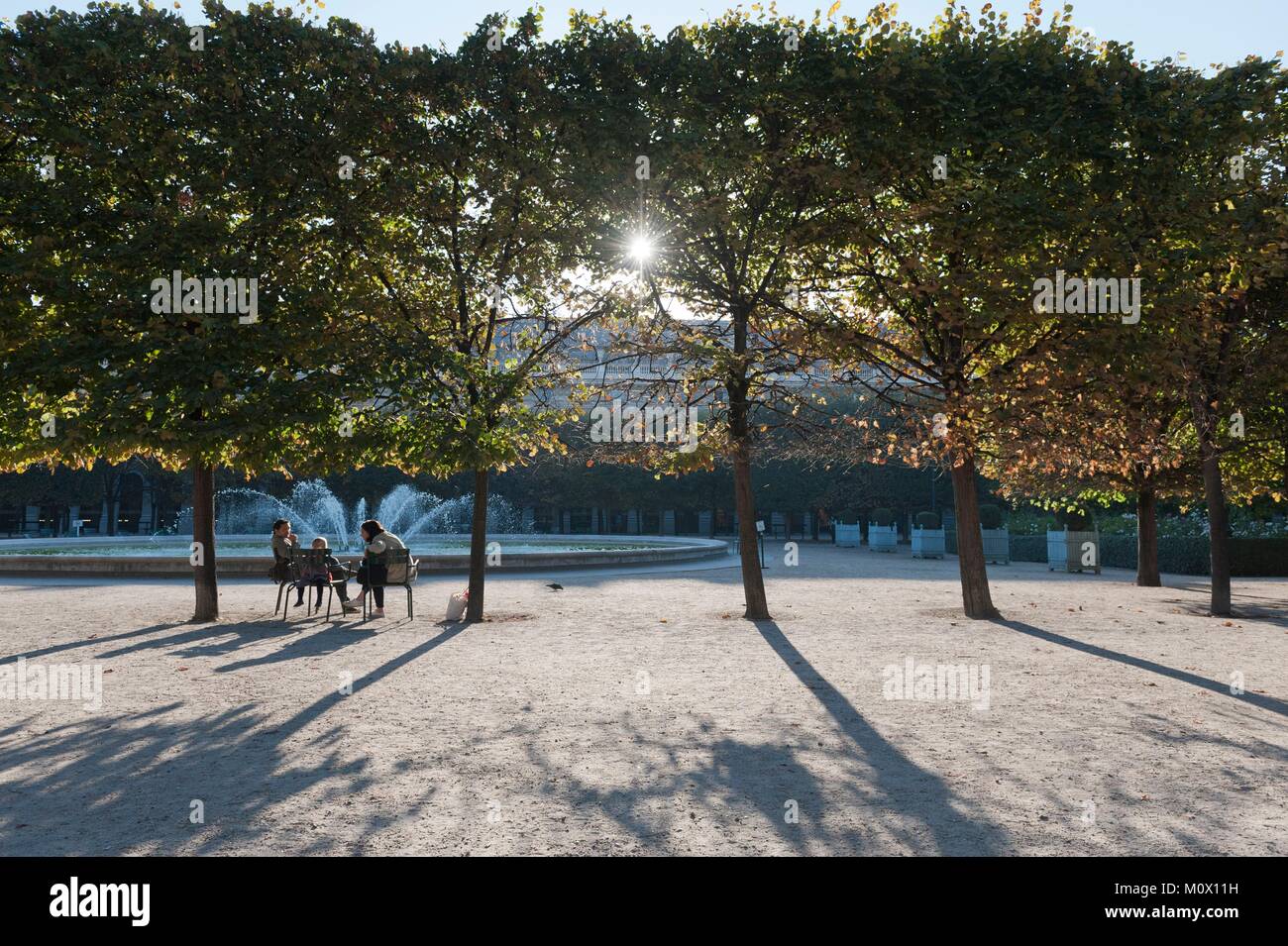 France,Paris,Palais Royal,garden Stock Photo