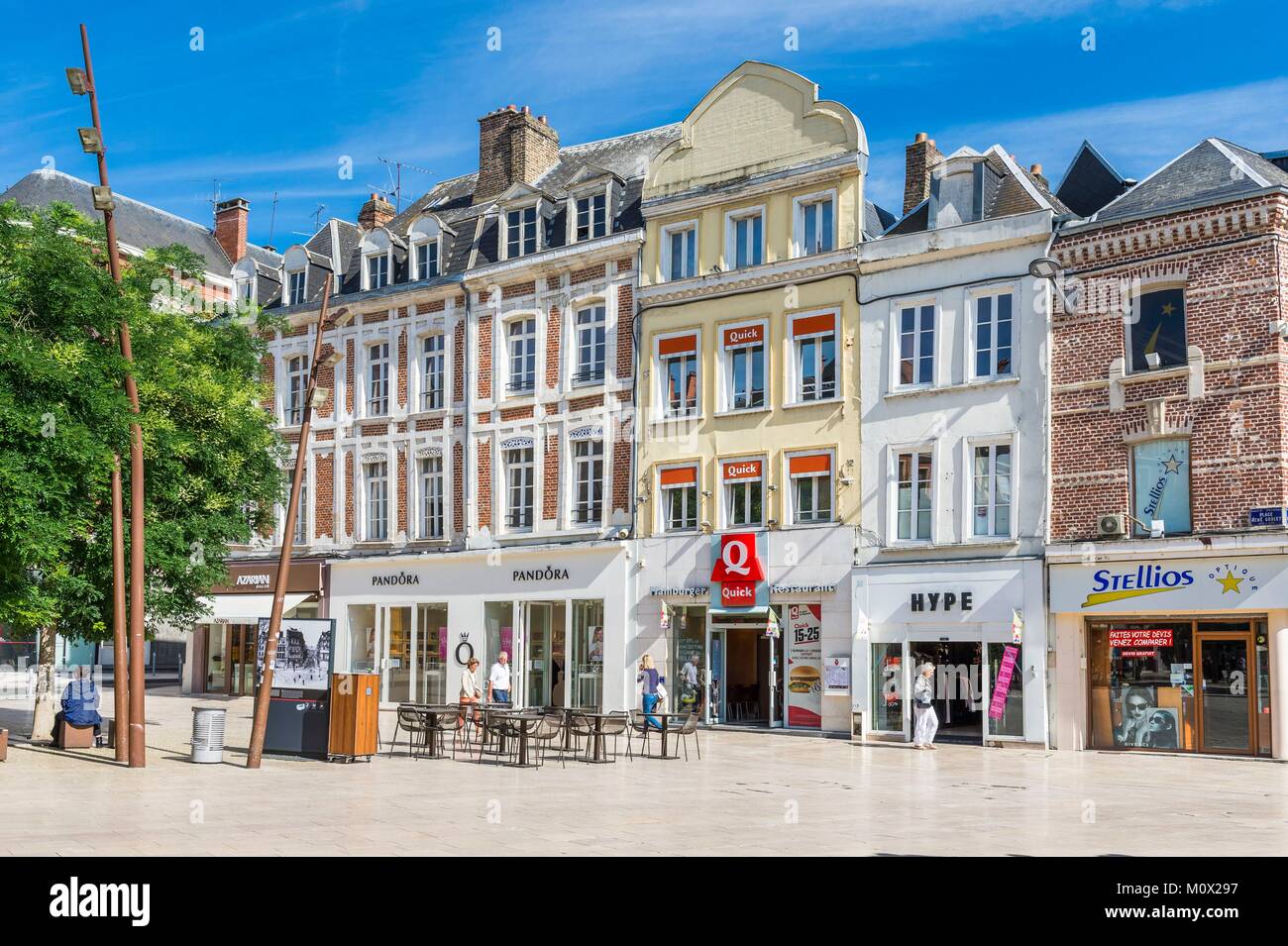 France,Somme,Amiens,Rene Goblet square Stock Photo Alamy