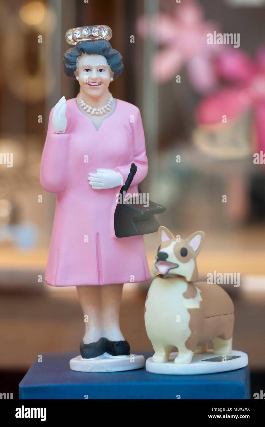United Kingdom,Cornwall,Newquay,Toy Queen Stock Photo