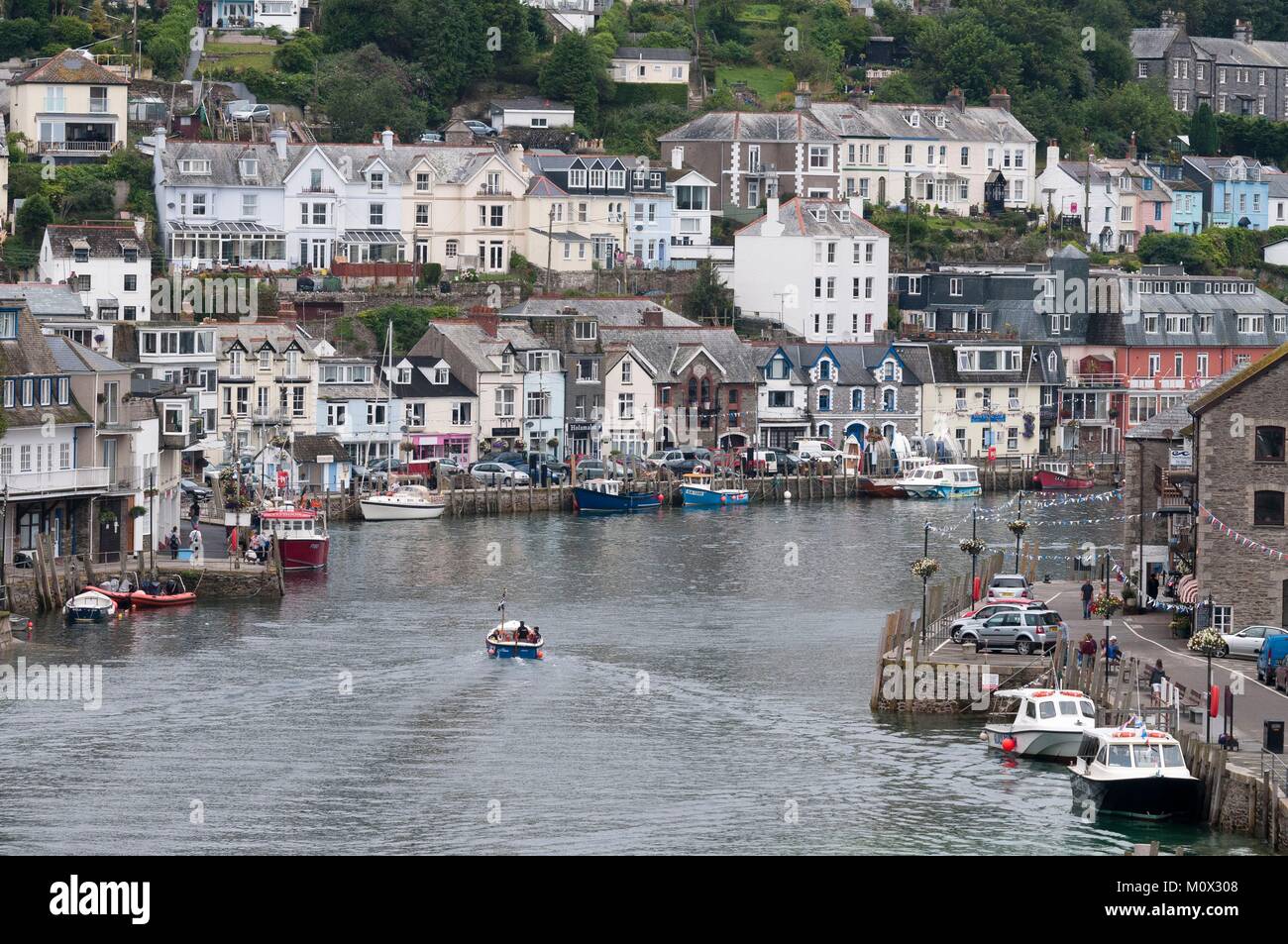United Kingdom,Cornwall,Looe,Harbour Stock Photo