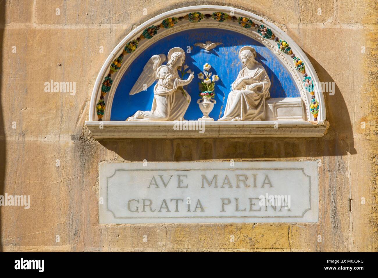 Malta,Valletta,listed as World Heritage by UNESCO,the Three Cities,Birgu Stock Photo