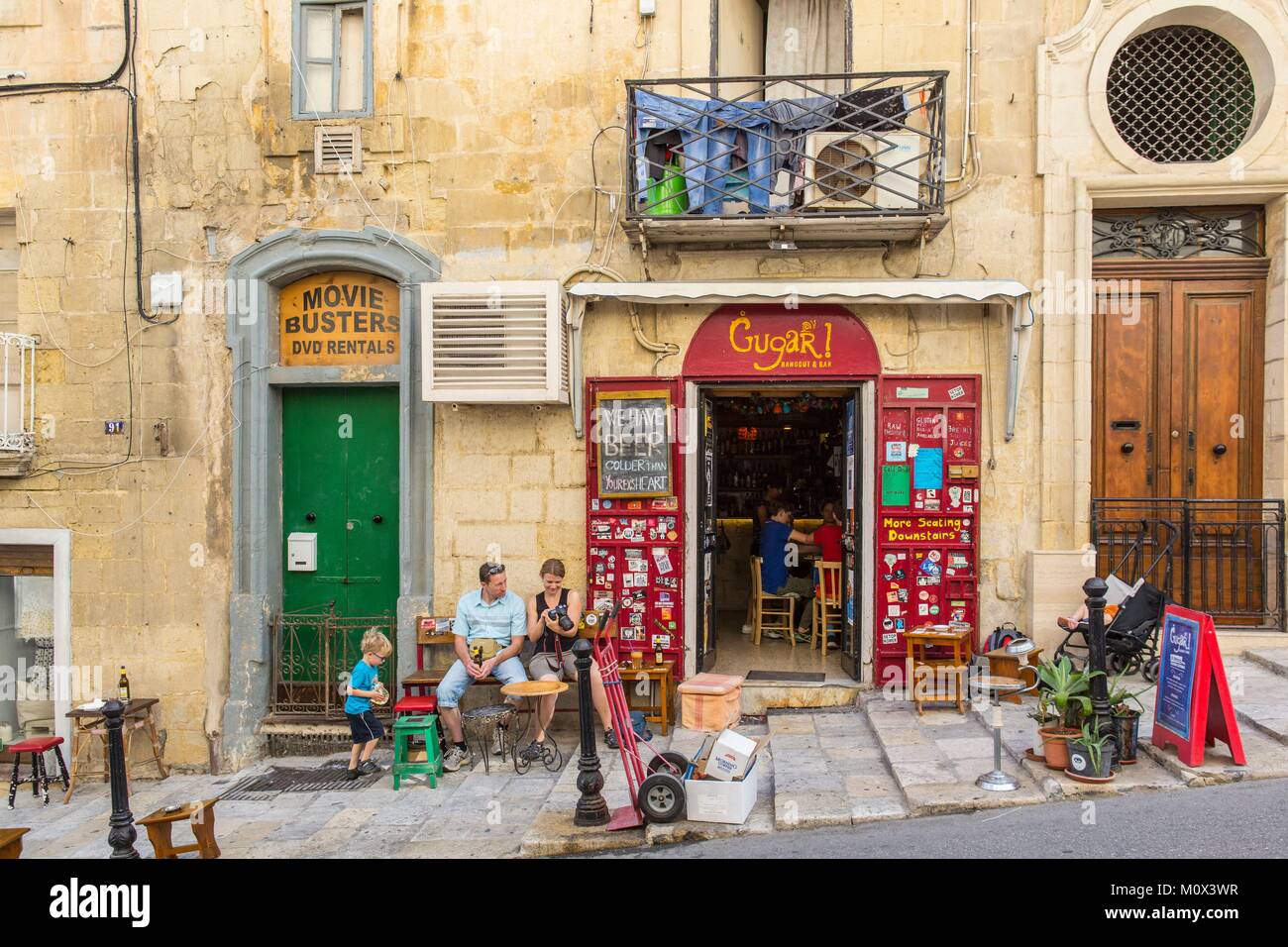 Malta valletta cafe hires stock photography and images Alamy