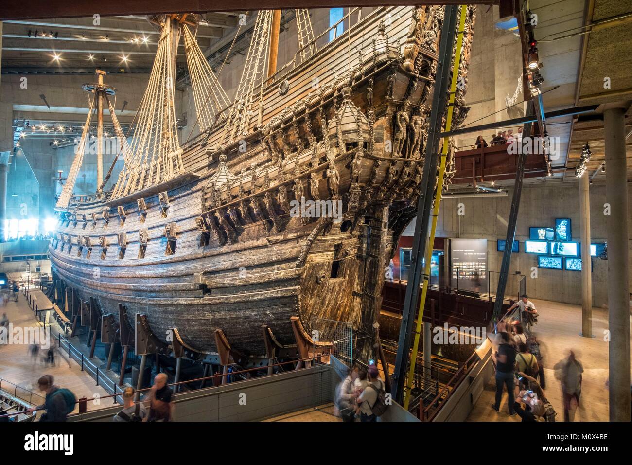 Sweden,Stockholm,Isle of Djurgarden,Vasa Museum (Vasamuseet),the ...