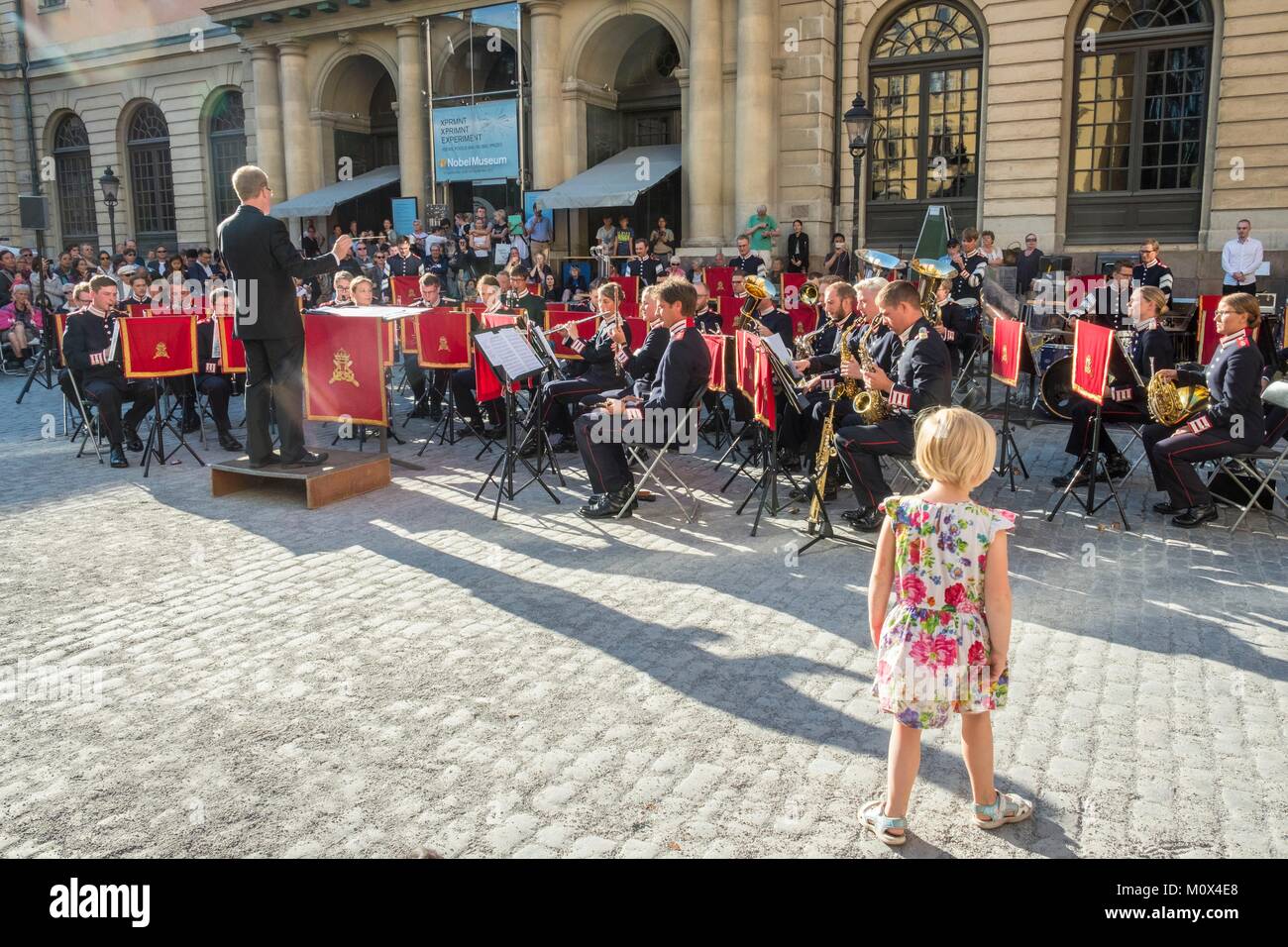 Sweden,Stockholm,Gamla Stan Island,Old Town,Stortorget,classical music  concert Stock Photo - Alamy