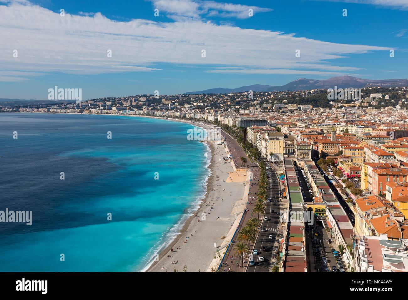 France,Alpes Maritimes,Nice,Promenade des Anglais Stock Photo