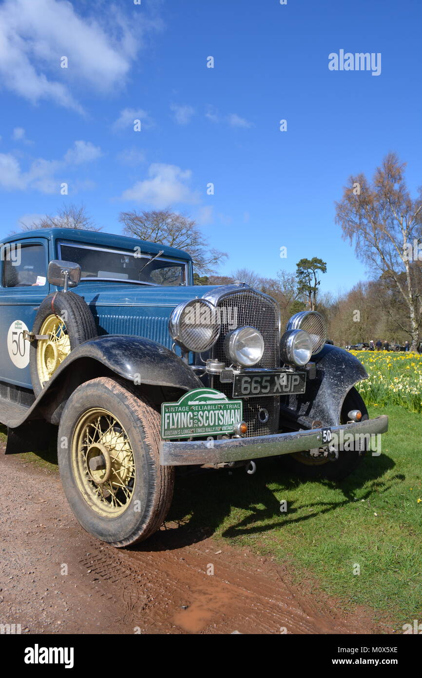 1932 Plymouth PB3 Coupe at Paxton House, Northumberland Stock Photo