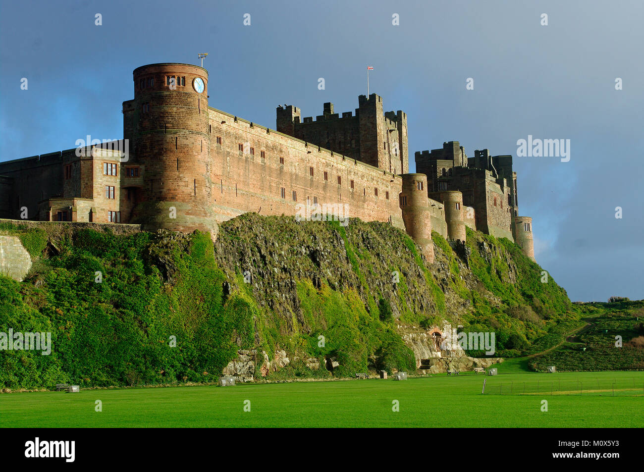 Bamburgh Castle, Bamburgh, Northumberland Stock Photo