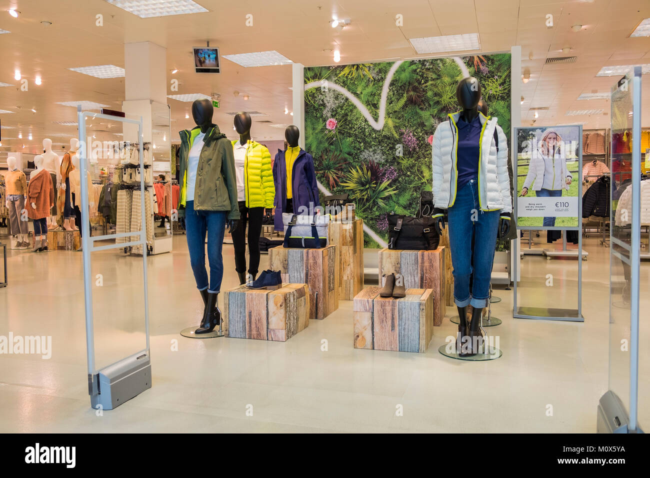 Mannekins in Marks and Spencers shop in Liffey Valley shopping center,  Dublin, Ireland Stock Photo - Alamy