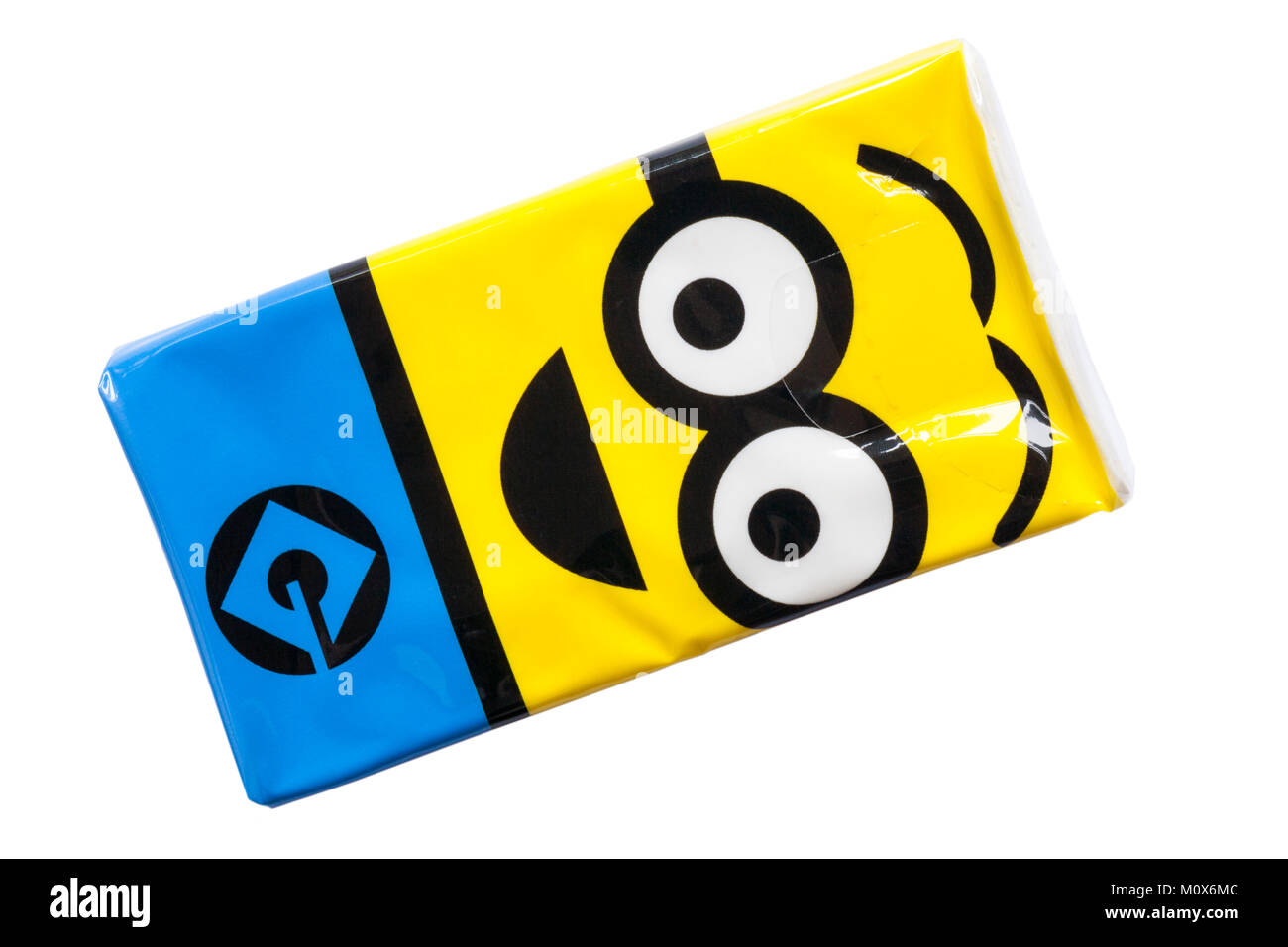 Pack of despicable me minion made 8 x 3ply plain white tissues isolated on  white background Stock Photo - Alamy