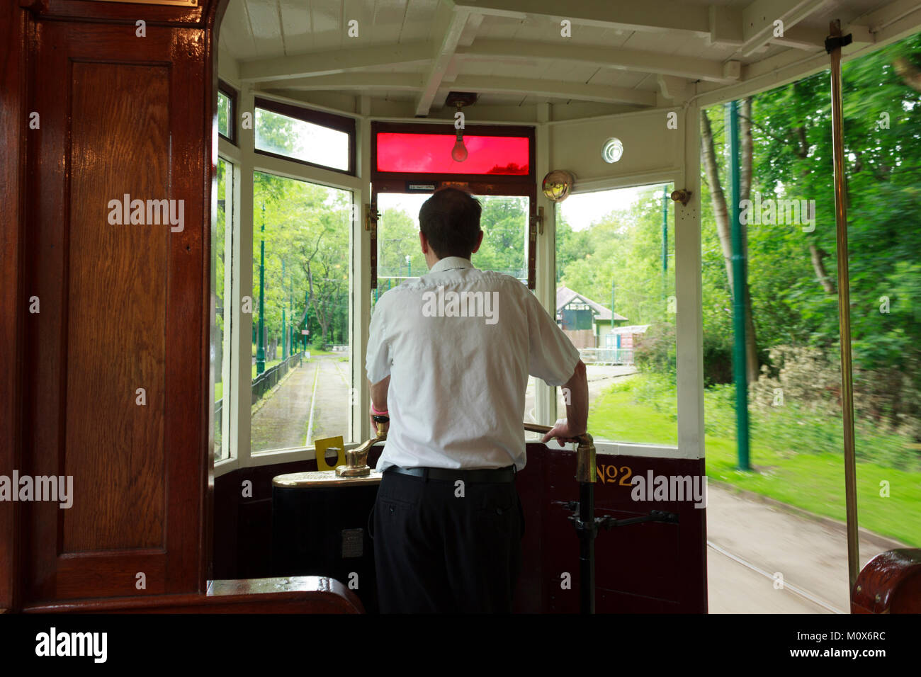 Heaton Park Tramway, Manchester, UK. Stock Photo