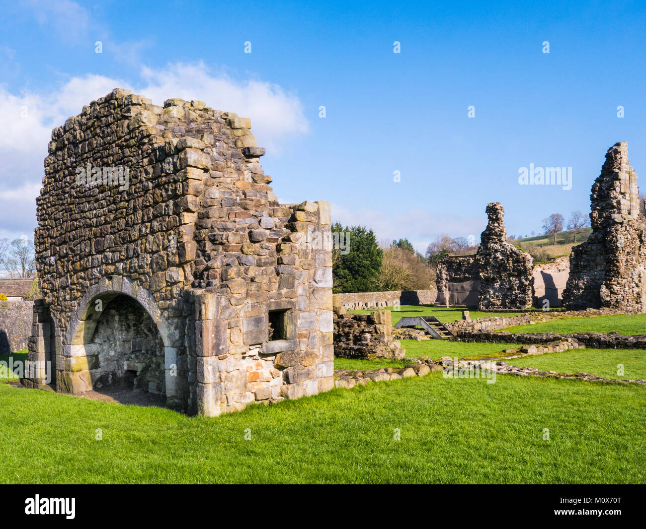Cistercian Abbey Ruins, Sawley Abbey, Sawley, Clitheroe, Ribble Valley