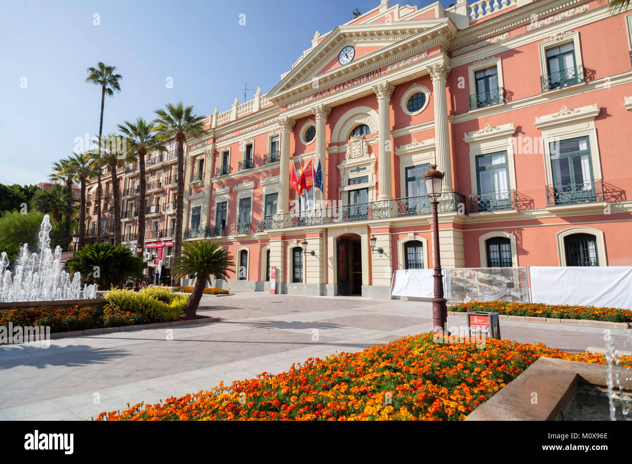 City Hall,Casa Consistorial,neoclassic building,Murcia,Spain Stock ...