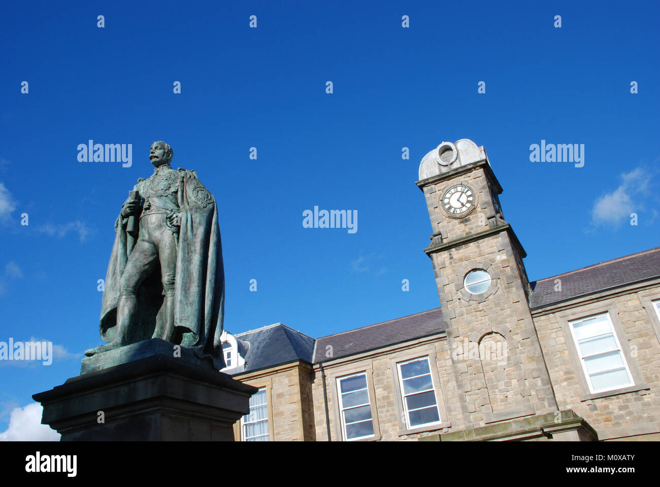 Lord Londonderry statue Seaham Stock Photo