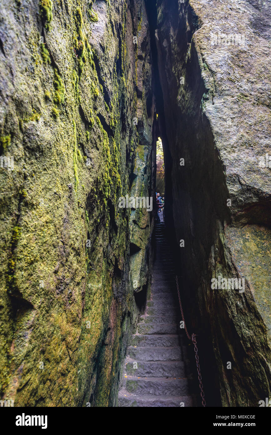 So called Devil's Kitchen area of Szczeliniec Wielki, the highest peak