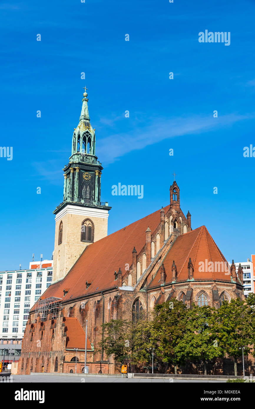 St. Mary's Church (Marienkirche) in Berlin, Germany Stock Photo