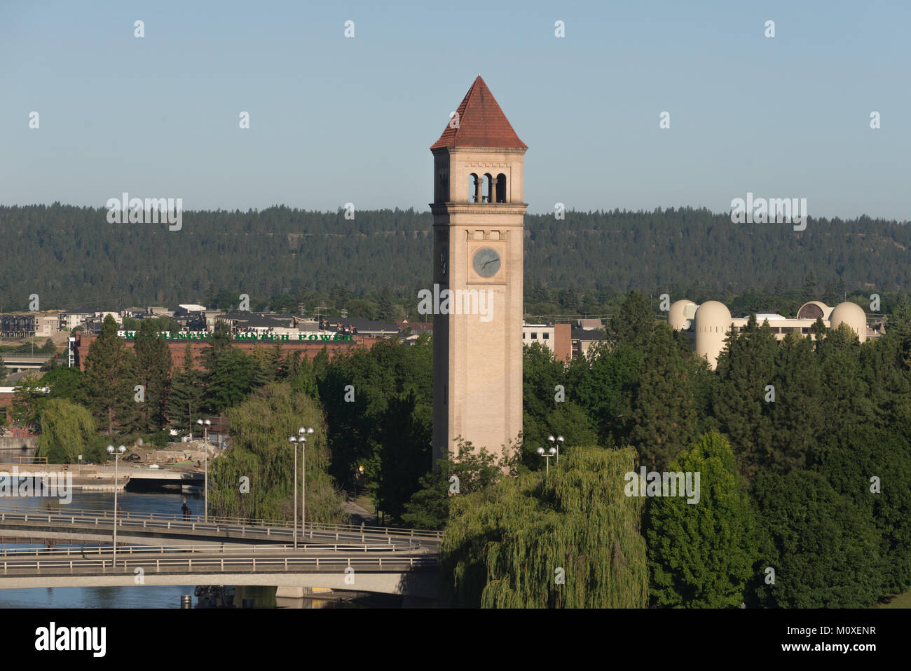 Spokane Clock Tower, Riverside Park, Spokane, WA Stock Photo Alamy