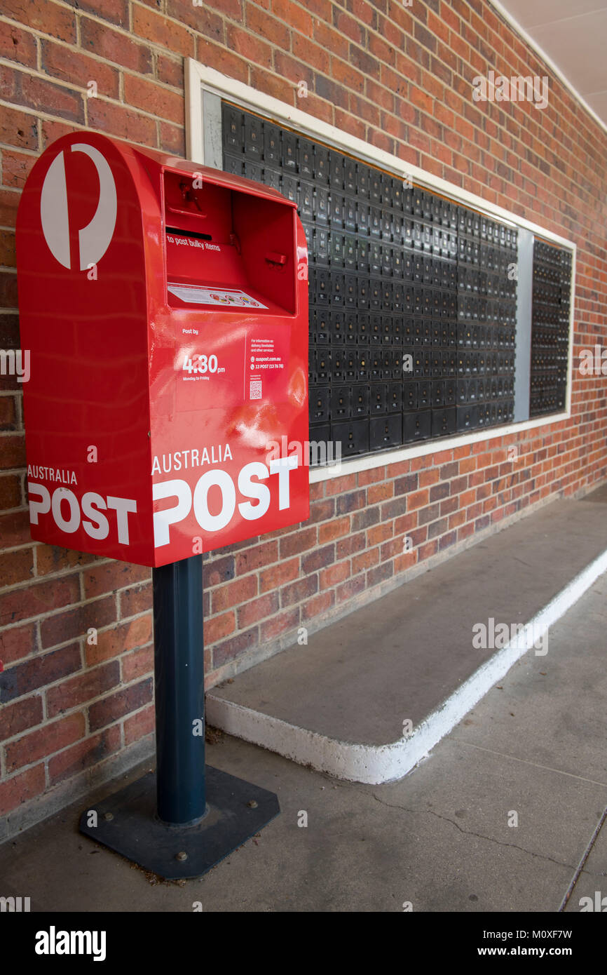 Australian Post post office in Tasmania Stock Photo Alamy