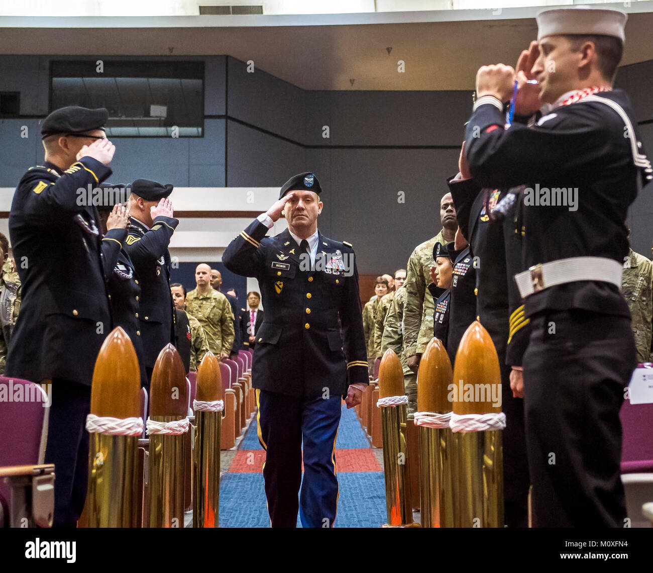 FORT BELVOIR, VA. (January 12, 2018) Team members from around the