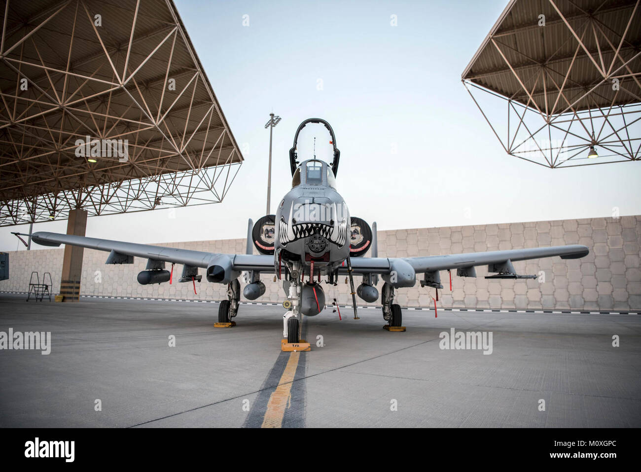 The 303rd Expeditionary Fighter Squadron landed at Al Udeid Air Base