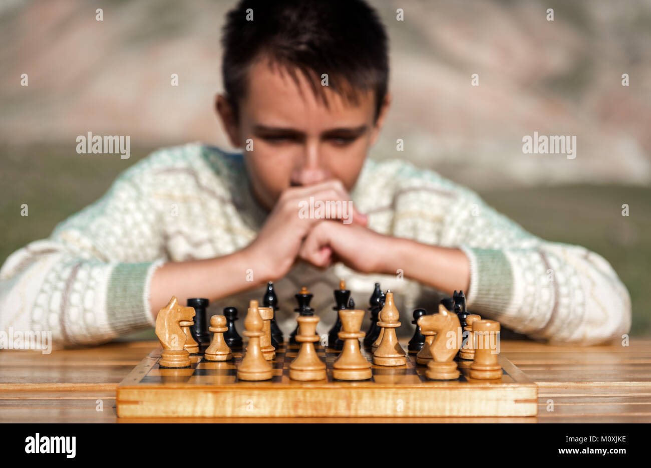 Top View Of Young Friends Playing Chess At Home Stock Photo, Picture and  Royalty Free Image. Image 78862150.