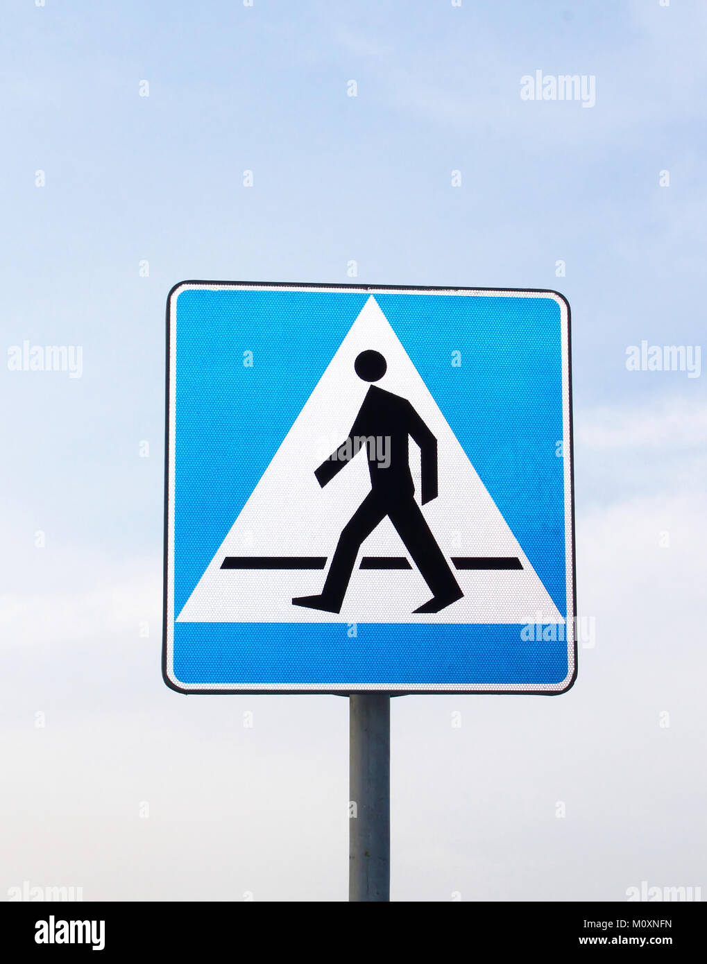 Road signs pedestrian crossing Stock Photo Alamy