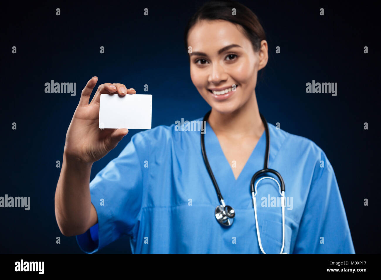 Cute brunette doctor