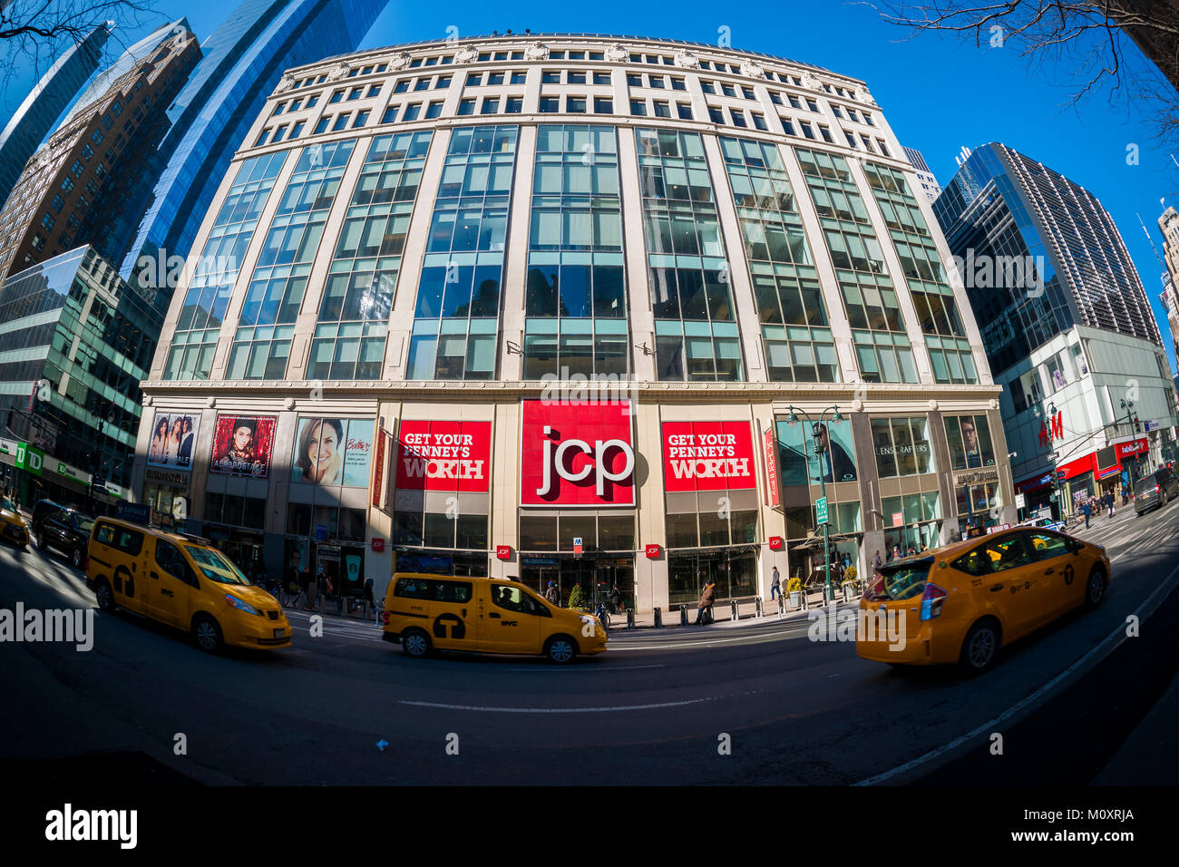 The JCPenney store in the Manhattan Mall in New York on Thursday
