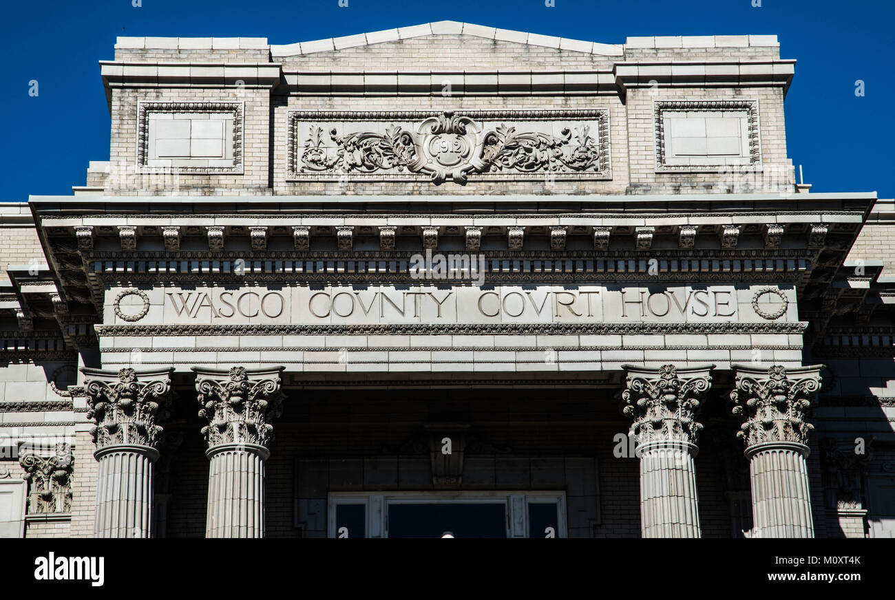 Historic Wasco County courthouse in The Dalles Oregon Stock Photo Alamy