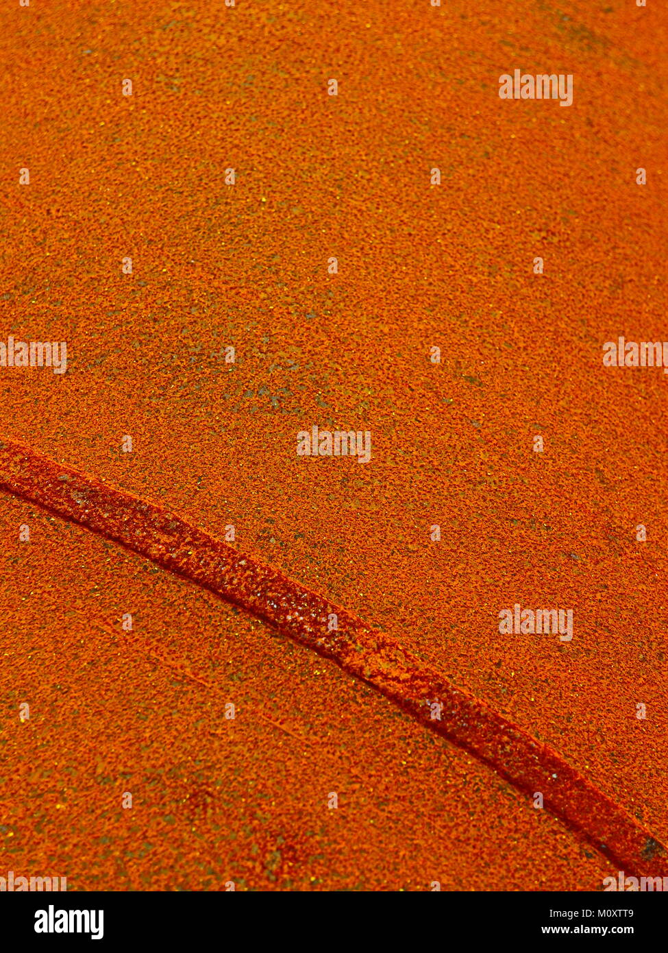 Weathered steel pipe background Stock Photo