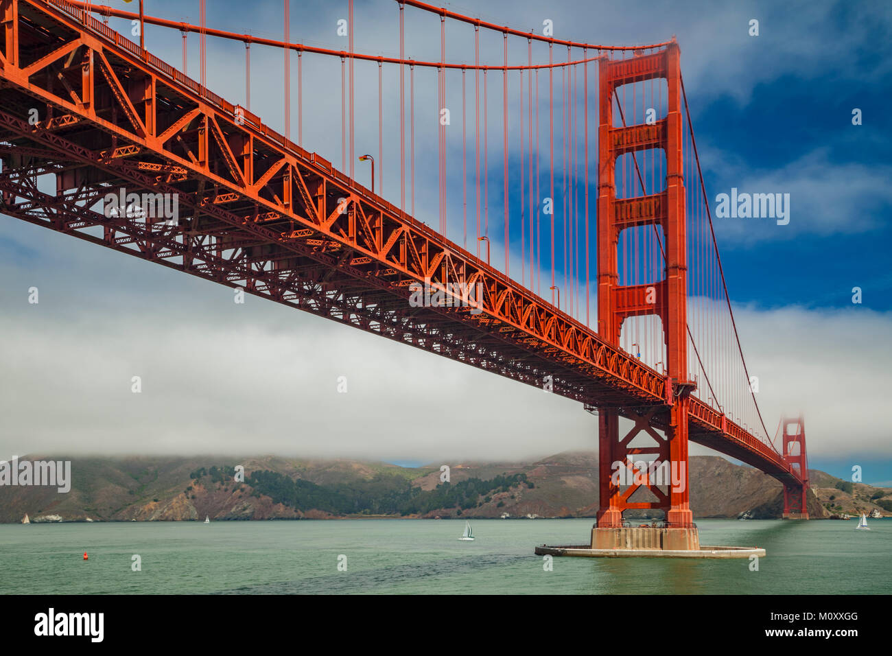 Golden Gate Bridge , San Francisco Stock Photo
