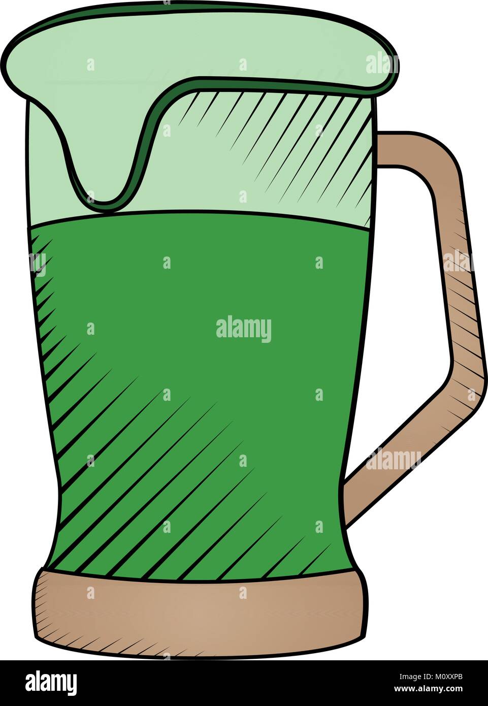 Beer mug with foam icon Stock Vector Image & Art - Alamy