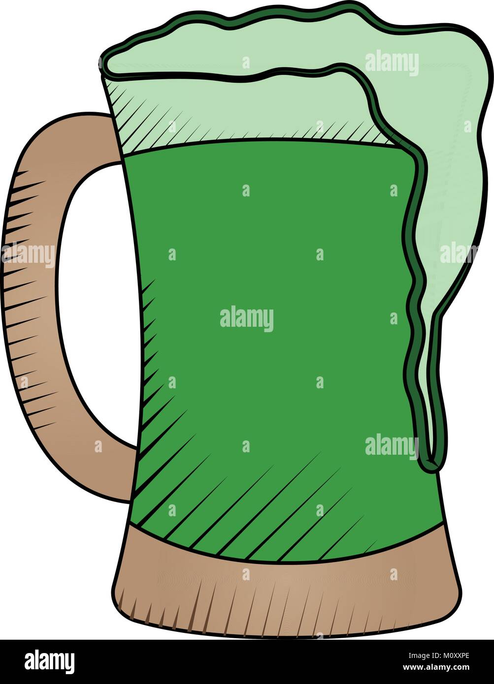 Beer mug with foam icon Stock Vector Image & Art - Alamy